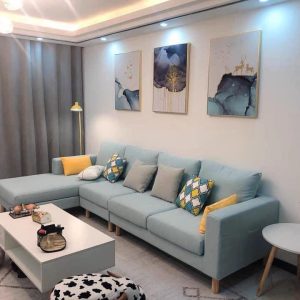 Ghế sofa da phòng khách hiện đại - R05