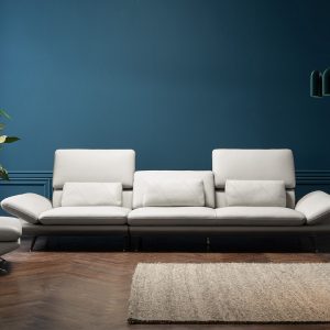 Alternative view of Ghế sofa da thật Italy - T02
