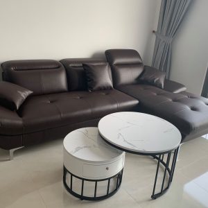 Alternative view of Ghế sofa da phòng khách -R04