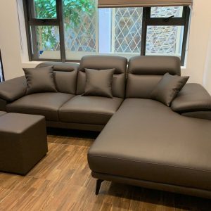 Alternative view of Ghế sofa da phòng khách - R03