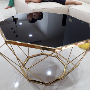 Alternative view of Bàn trà kim cương mặt kính cường lực