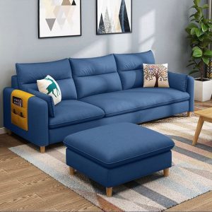 Alternative view of Ghế sofa da hiện đại - R02