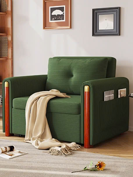 Giường sofa đôi sử dụng 2025 mới cho phòng khách căn hộ nhỏ có thể gấp lại thành giường đôi kiểu cổ điển có thể kéo dài thành giường trượt ban công