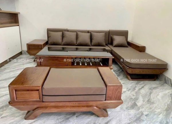 Sản phẩm Sofa gỗ tự nhiên tại xưởng