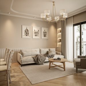 Thiết kế nội thất căn hộ Cô Bốn - Dự án Vinhomes