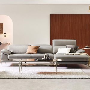 Alternative view of Ghế sofa da thật Italy T11