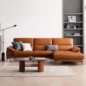 Alternative view of Ghế sofa da thật Italy T12