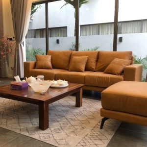 Ghế sofa da bò Italy phòng khách