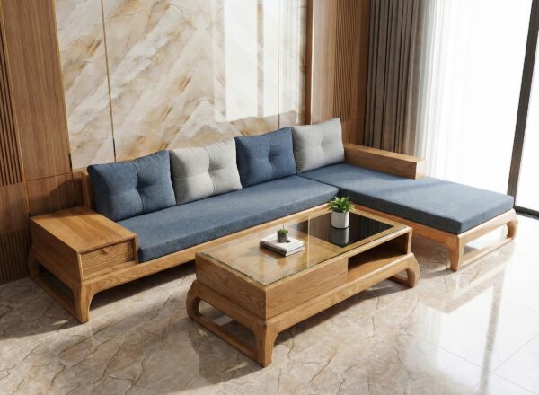 Showroom Sofa gỗ tự nhiên Hải Phòng & Hà Nội