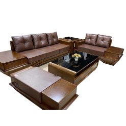 Bộ bàn ghế gỗ sồi nga cao cấp
