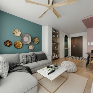 Thiết kế nội thất căn hộ Chị CHi - Dự án Vinhomes Oceanpark