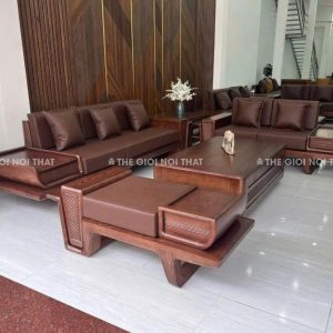 SOFA TIẾN CUNG GỖ SỒI NGA