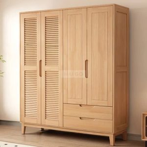 Alternative view of Tủ Quần Áo Gỗ Tự Nhiên Cao Cấp
