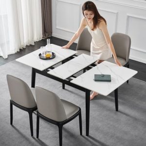 Bàn Ăn Thông Minh Kéo Dài Mặt Đá BAKBT01