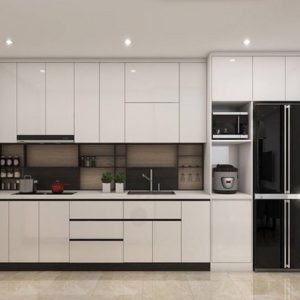 Tủ bếp nhựa Acrylic cốt chống ẩm