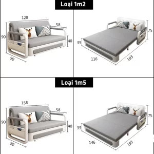 Alternative view of Ghế sofa giường gấp