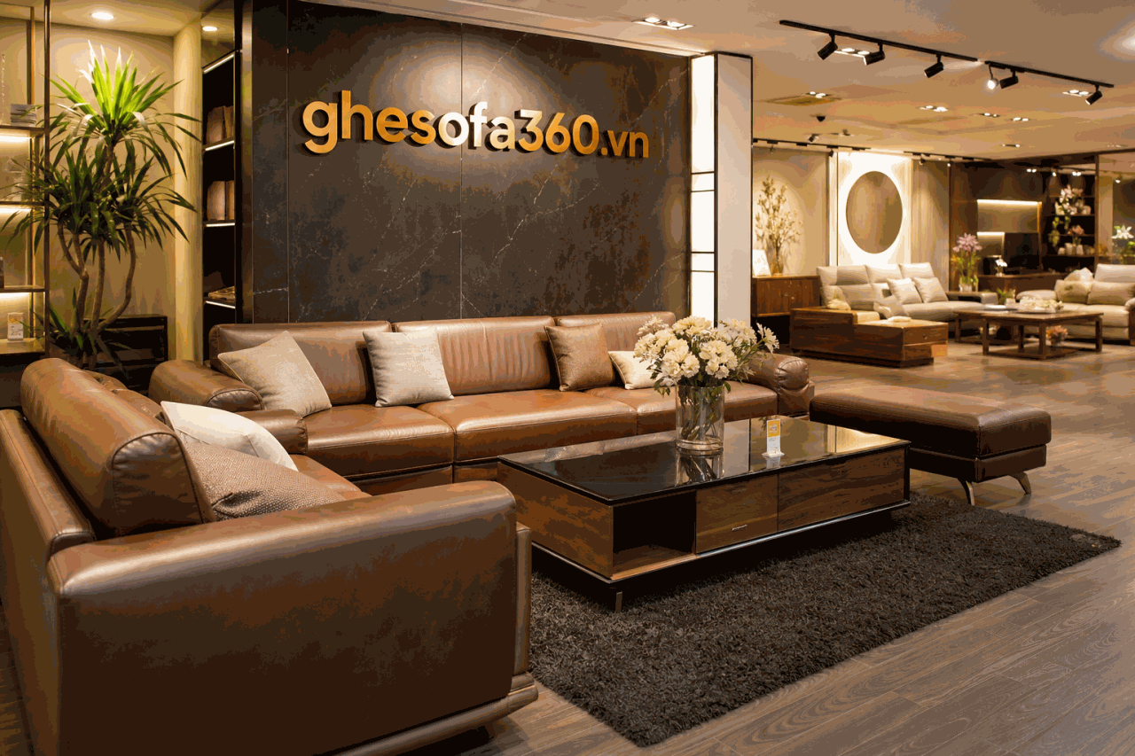 Showroom Combo sofa bàn trà Hà Nội