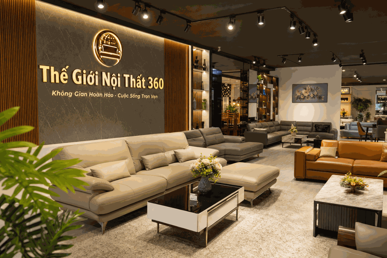 Showroom Combo sofa bàn trà Hải Phòng