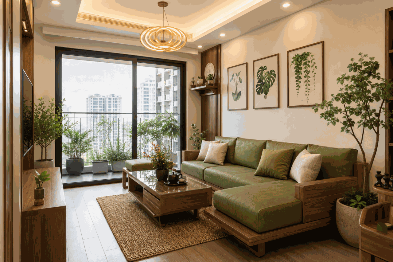 màu sofa hợp mệnh Mộc