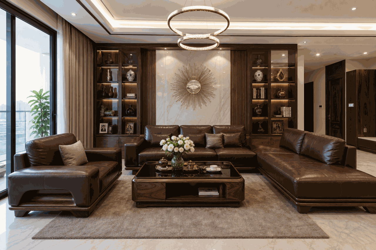 sofa da thật cách nhận biết