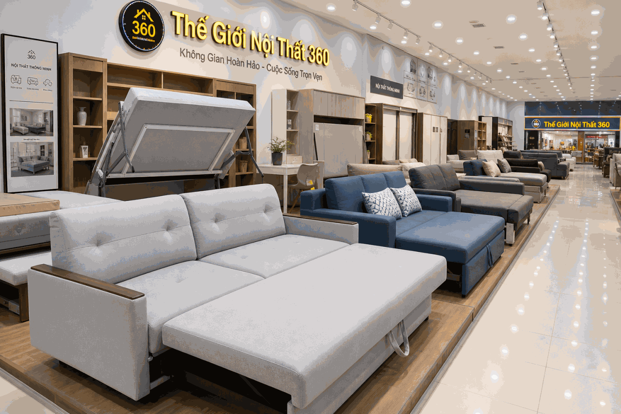 Showroom Sofa giường thông minh Hải Phòng