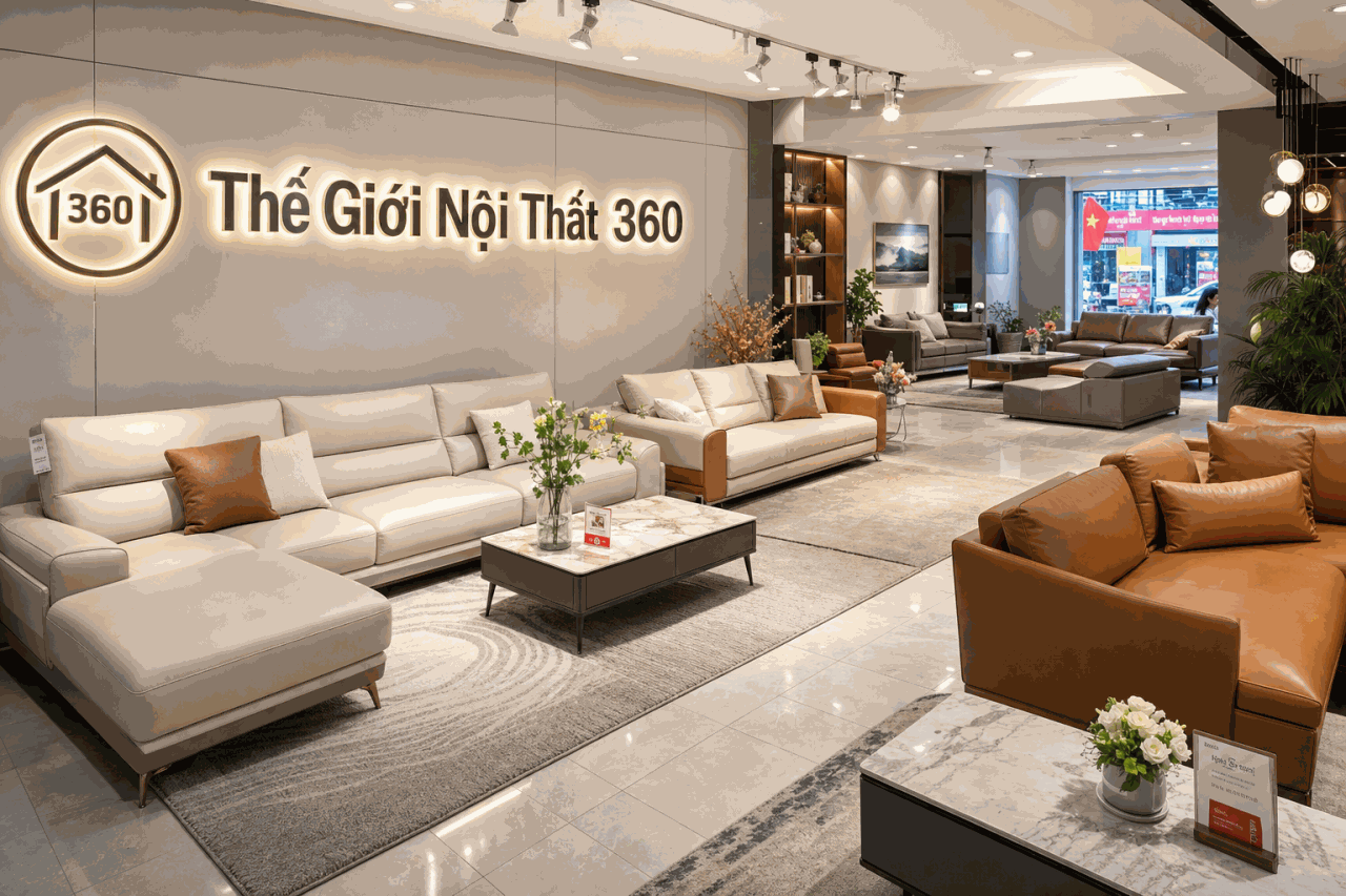 Showroom Sofa nhà phố Hà Nội