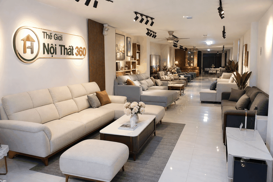 Showroom Sofa nhà phố Hải Phòng