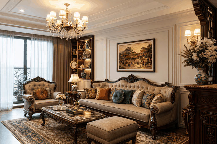 sofa phong cách cổ điển