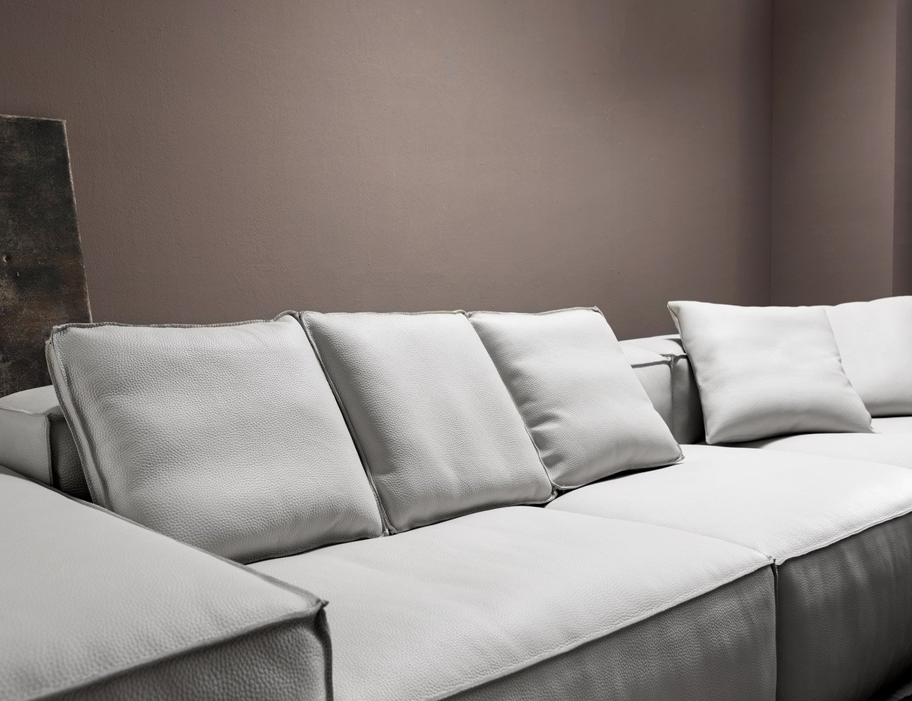 Ghế sofa 4 chỗ dạng couch da nguyên tấm da bò Schrenck tự nhiên () kèm kèm 5 gối - sofa góc chữ L 4 chỗ - ảnh 5 | Ghế Sofa 360
