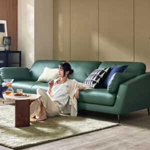 Ghế sofa 4 chỗ da bò tự nhiên