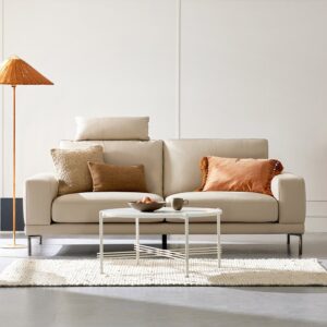 Alternative view of Ghế sofa 3 chỗ da bò tự nhiên