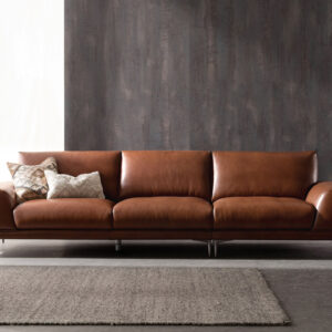 Ghế sofa 4 chỗ da bò tự nhiên ()