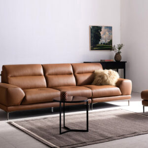 Ghế sofa 4 chỗ da bò tự nhiên