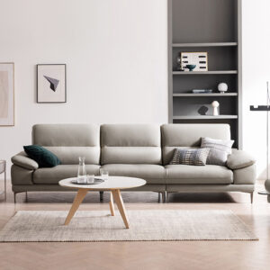 Ghế sofa Rosetti 4 chỗ da bò nguyên tấm cao cấp