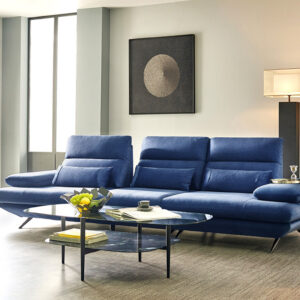 Ghế sofa 4 chỗ có chức năng vải Zenwave kèm 3 gối