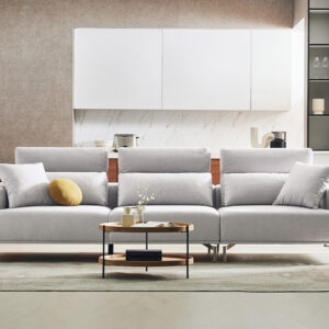 Ghế sofa 4 chỗ có chức năng vải Zenwave kèm 5 gối (gối 3 cái / gối 2 cái)