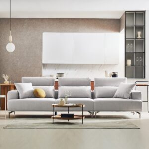 Alternative view of Ghế sofa 4 chỗ có chức năng vải Zenwave kèm 5 gối (gối 3 cái / gối 2 cái)