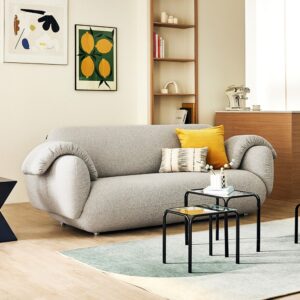 Alternative view of Ghế sofa 3 chỗ chỗ bọc vải
