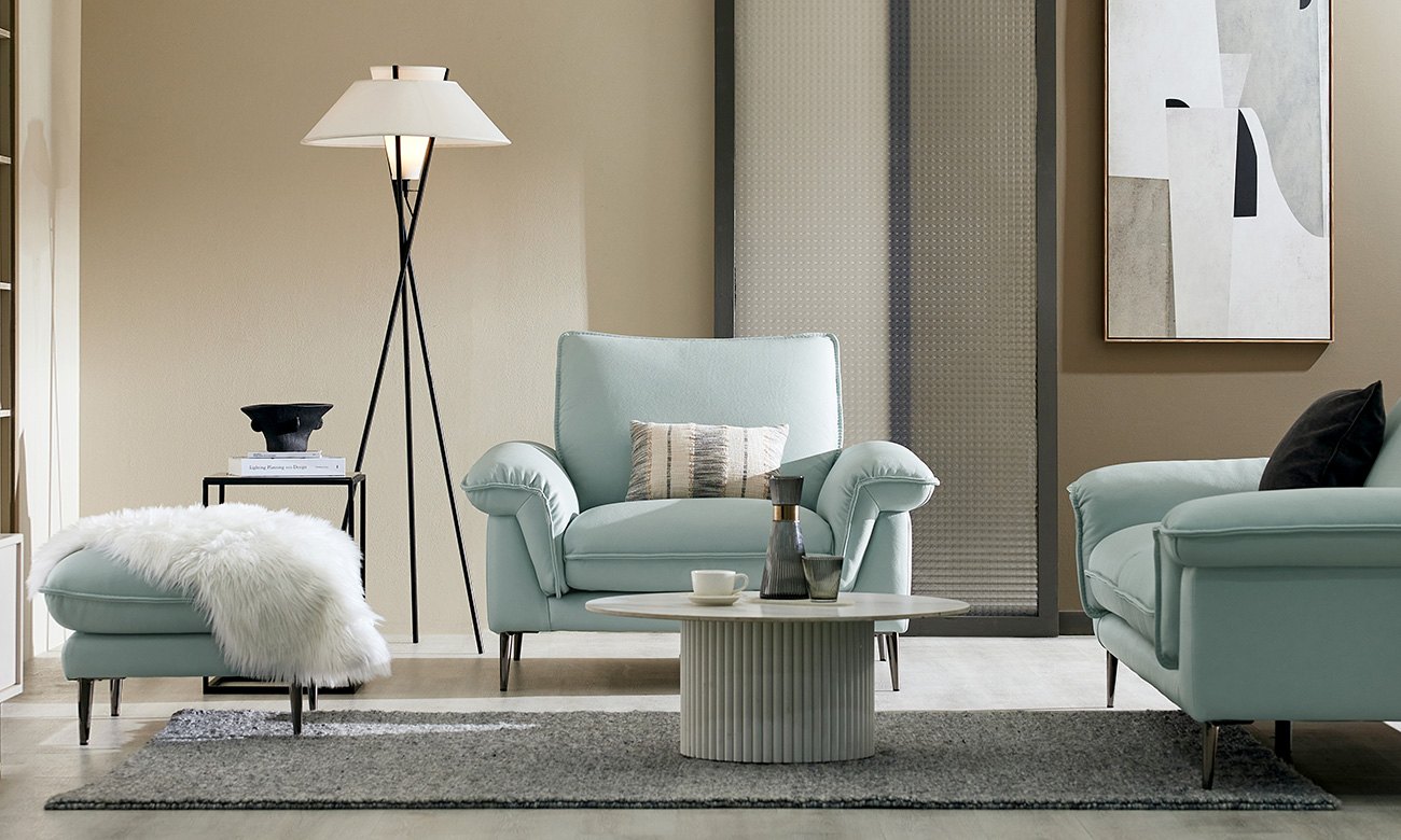 Ghế 1 chỗ da bò tự nhiên - ghế sofa đơn - ảnh 1 | Ghế Sofa 360