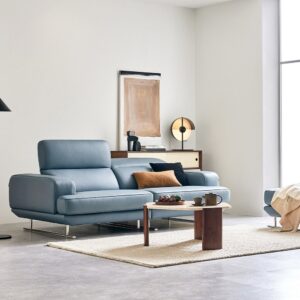 Alternative view of Ghế sofa Monosh 3 chỗ có chức năng da bò Schrenck tự nhiên