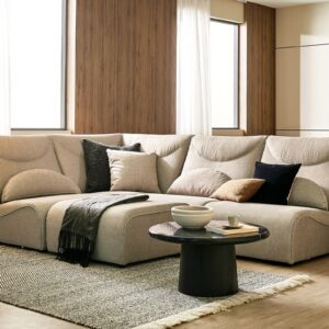 Ghế sofa module 3.5 chỗ vải Zenwave (A kèm A kèm A kèm C) kèm 4 gối (gối 3/ gối 1)