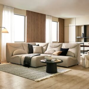 Alternative view of Ghế sofa module 3.5 chỗ vải Zenwave (A kèm A kèm A kèm C) kèm 4 gối (gối 3/ gối 1)