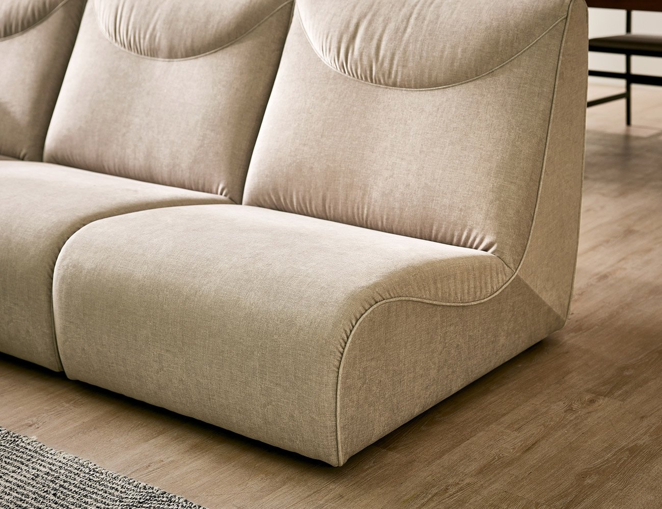 Ghế sofa module 3.5 chỗ vải Zenwave (A kèm A kèm A kèm C) kèm 4 gối (gối 3/ gối 1) - sofa góc chữ L - ảnh 6 | Ghế Sofa 360