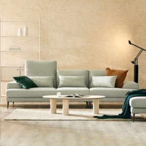 Alternative view of Ghế sofa 4 chỗ có chức năng bọc vải kèm 3 gối