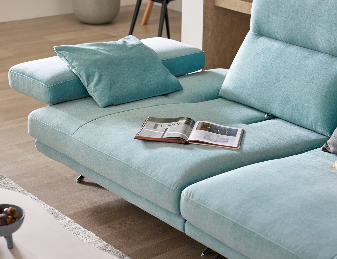 Ghế sofa Signature Wide 3 chỗ có chức năng vải Zenwave kèm 1 gối - ghế sofa bọc nỉ Signature Wide - ảnh 4 | Ghế Sofa 360