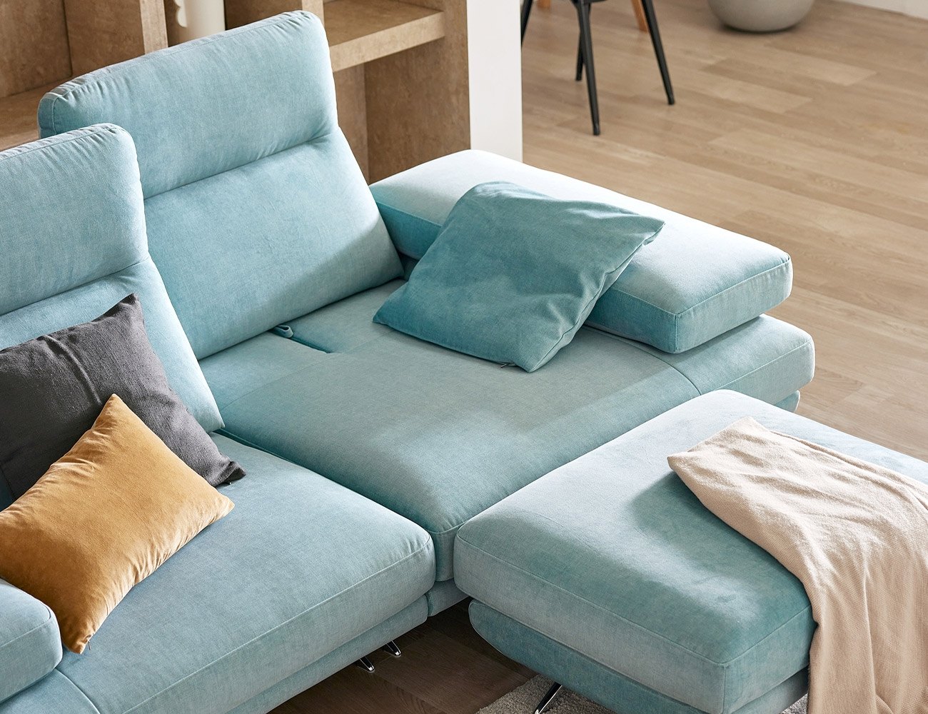 Ghế sofa Signature Wide 3 chỗ có chức năng vải Zenwave kèm 1 gối - ghế sofa bọc nỉ Signature Wide - ảnh 5 | Ghế Sofa 360