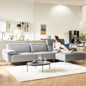 Alternative view of Ghế sofa 4 chỗ dạng couch có chức năng vải Zenwave