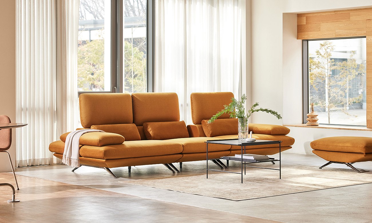 Ghế sofa 4 chỗ có chức năng vải Zenwave kèm 3 gối - ghế sofa bọc nỉ 4 chỗ - ảnh 1 | Ghế Sofa 360