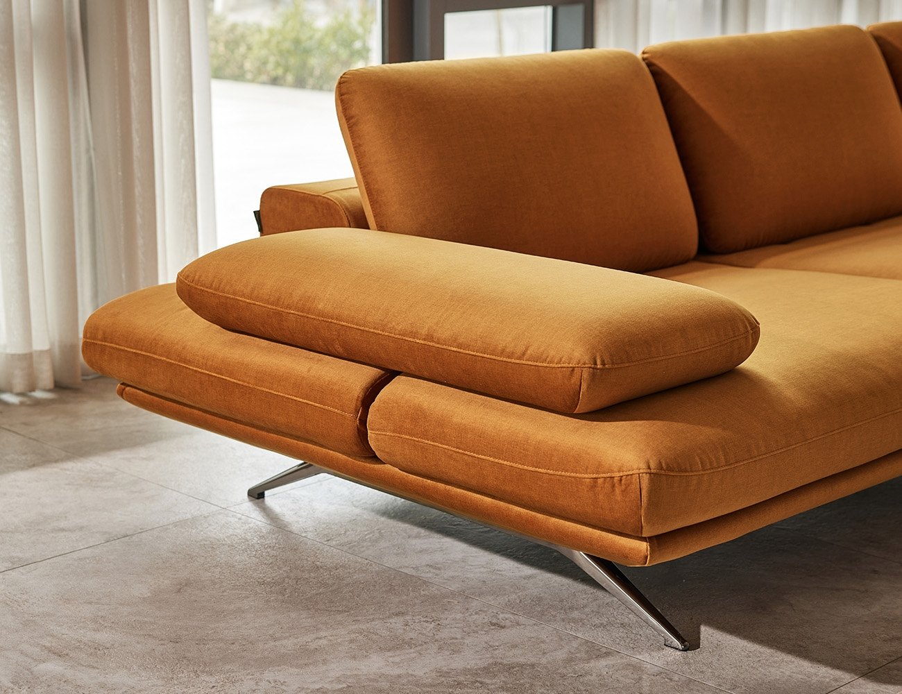 Ghế sofa 4 chỗ có chức năng vải Zenwave kèm 3 gối - ghế sofa bọc nỉ 4 chỗ - ảnh 6 | Ghế Sofa 360