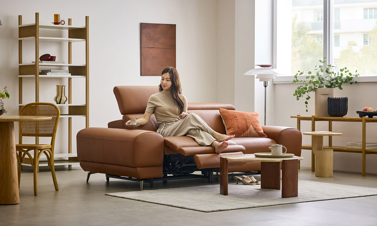 Ghế sofa 3 3 chỗ da bò Schrenck tự nhiên () - sofa da bò thật 3 chỗ - ảnh 1 | Ghế Sofa 360